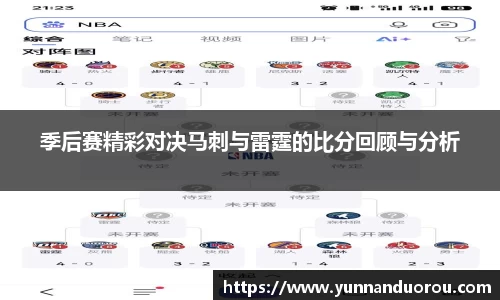 米兰季后赛精彩对决马刺与雷霆的比分回顾与分析